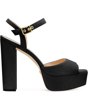 Stuart Weitzman Ryder 95 Platform Sandal - Negro