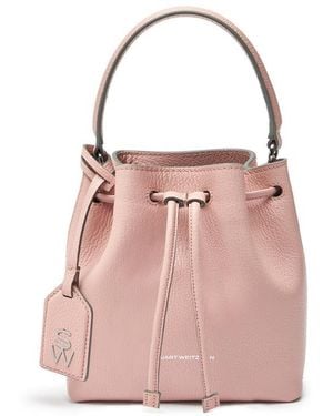 Stuart Weitzman Rae Mini Bucket Bag - Rosa