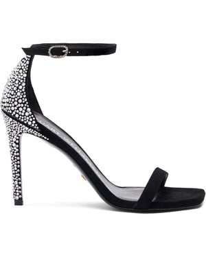 Stuart Weitzman Nudistcurve Royale 100 Sandal - Black