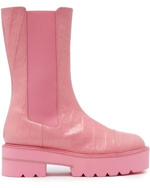Stuart Weitzman Presley Ultralift Bootie - Pink