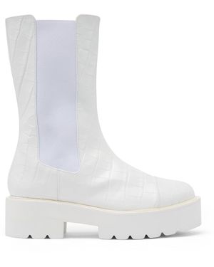 Stuart Weitzman Presley Ultralift Bootie - Bianco