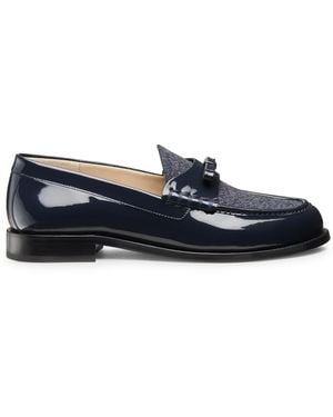 Stuart Weitzman Lottie Bow Loafer - Blue