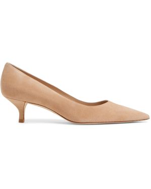 Stuart Weitzman Stuart Kitten Pump - Neutro