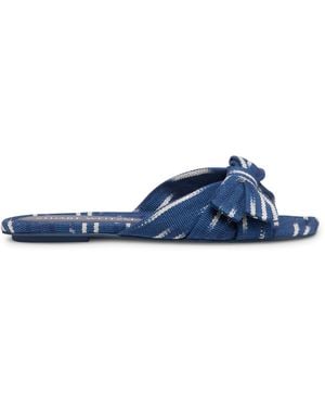 Stuart Weitzman Sofia Slide - Blu