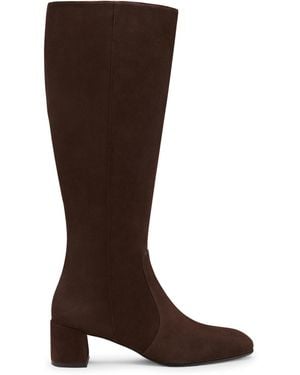 Stuart Weitzman Maeve Zip Boot - Brown