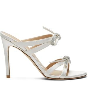 Stuart Weitzman Sw Bow 100 Slide - White