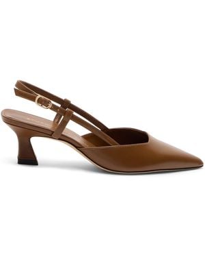 Stuart Weitzman Vinnie 50 Slingback - Brown