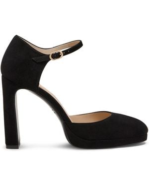 Stuart Weitzman Babette Platform Pump - Black