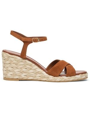 Stuart Weitzman Dayna Espadrille Wedge - Brown