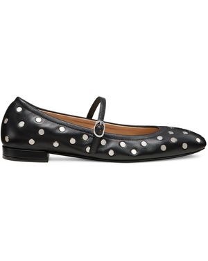 Stuart Weitzman Claris Stud Ballet Flat - Negro