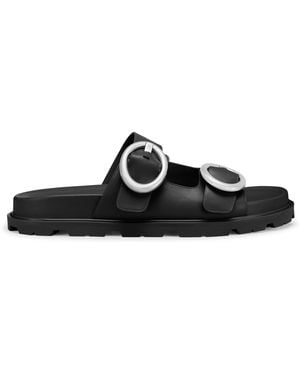 Stuart Weitzman Benni Sport Slide - Black