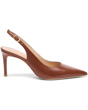 Stuart Weitzman Stuart Power Slingback 75 - Marrone