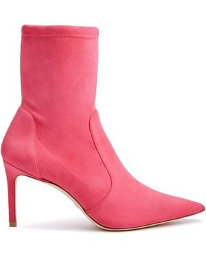 Stuart Weitzman , STUART 85 STRETCH BOOTIE, STIVALI E STIVALETTI, - Rosa