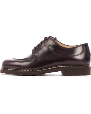Paraboot Avignon Cordovan Leather Derby Shoes - Brown
