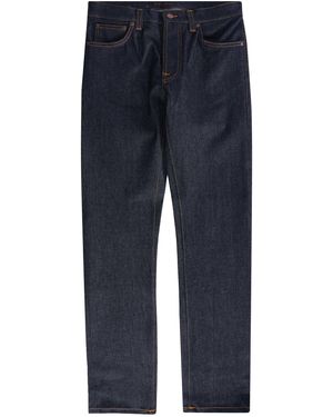 Nudie Jeans Gritty Jackson Raw Denim Jeans - Blue