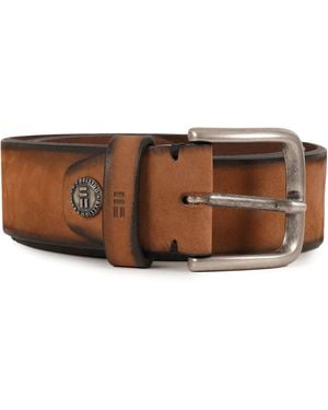 Miguel Bellido Belts Suede Belt - Brown