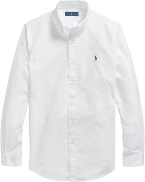 Polo Ralph Lauren Custom Fit Oxford Shirt - White