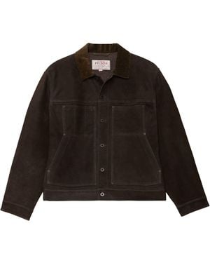 Filson Waxed Suede Short Cruiser - Black