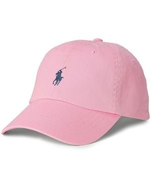 Polo Ralph Lauren Cotton Chino Baseball Cap - Pink