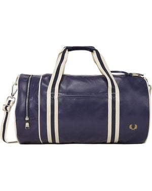 Fred Perry Classic Barrel Bag - Blue