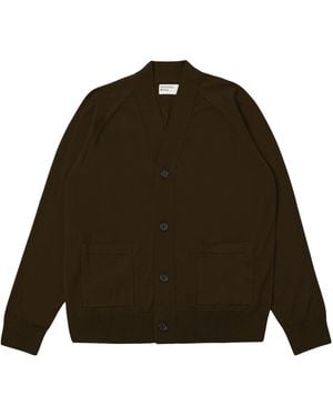 Universal Works Loose Cardigan Ii Merino - Green