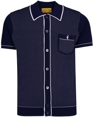 Gabicci Di Lello Knit Polo - Blue
