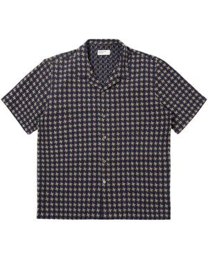 Universal Works Rhodes 8 Cotton Road Shirt - Black