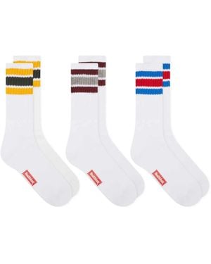 Healthknit 3 Pack Socks - White