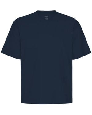 COLORFUL STANDARD Oversized Organic T-Shirt - Blue