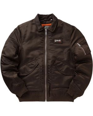 Schott Nyc Cwu Bomber Jacket - Black