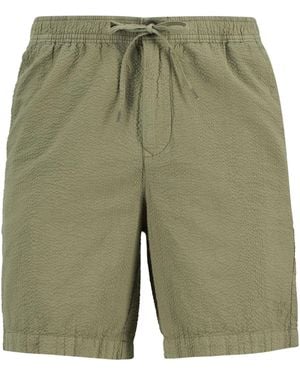 Barbour Seersucker Relaxed Shorts - Green