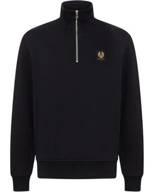 Belstaff Quarter Zip Sweatshirt - Blue