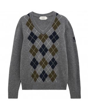 Pringle of Scotland Argyle Jumper - Grey