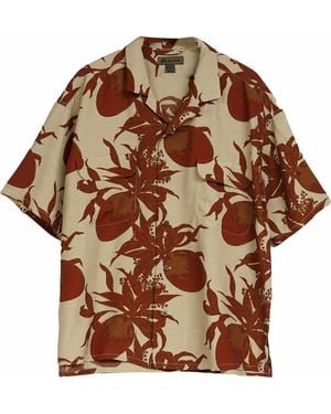 Nigel Cabourn Open Collar Shirt - Brown