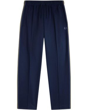 Fred Perry Tramline Tape Track Pant - Blue