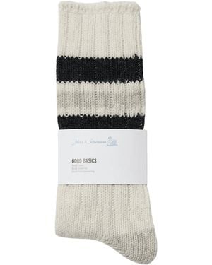 Merz B. Schwanen Recycled Wool Socks - Grey