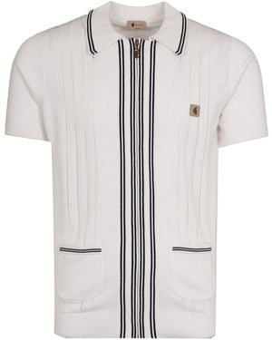 Gabicci Geller Knit Polo - Grey
