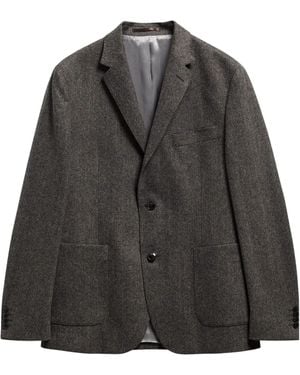 Barbour Fairford Herringbone Blazer - Black