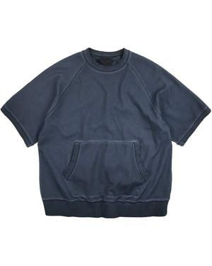 FRIZMWORKS Raglan Sweat Half Tee - Blue