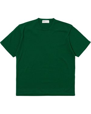 Universal Works Merino Fine Knit T-Shirt - Green