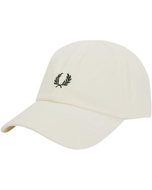 Fred Perry Classic Piqué Cap - White