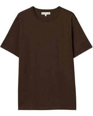 Merz B. Schwanen 2M15 Mid-Century Machine Refined Fit T-Shirt - Brown