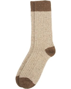 Barbour Houghton Socks - Natural
