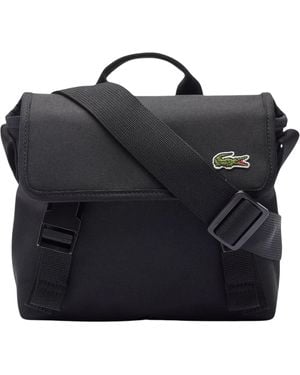 Lacoste Neocroc Messenger Bag - Black