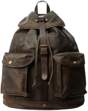 RRL Leather Rucksack - Brown