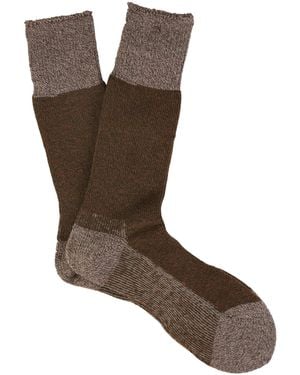 Anonymous Ism Chunky Pile Socks - Brown