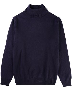 Pittari Wye Turtle Neck Jumper - Blue