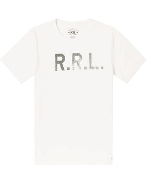 RRL Graphic Logo T-Shirt - White