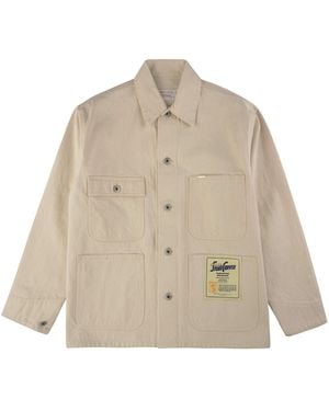 Universal Overall Denim Coverall Jacket - Natural