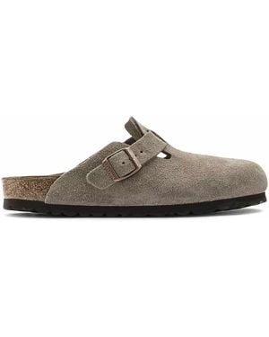 Birkenstock Boston Suede Leather - Brown